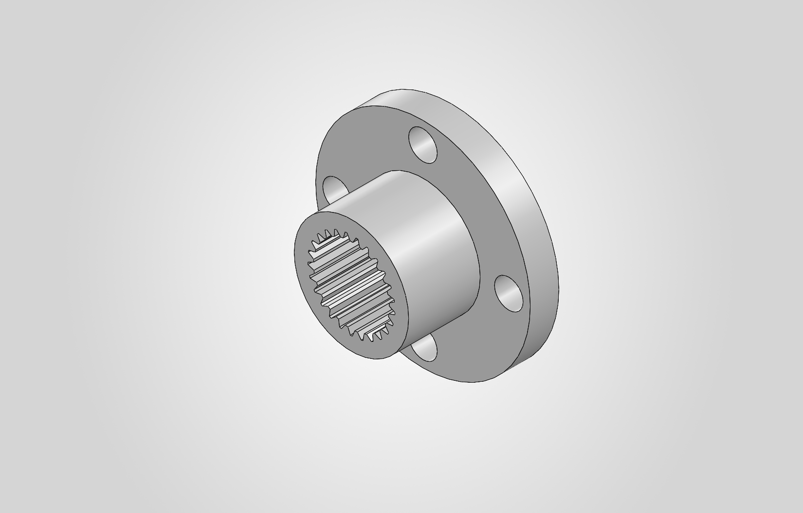 Base plate CAD model